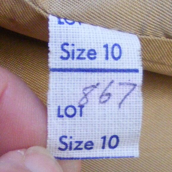 PETER CARUSO Leather Jacket/Coat, S, Tan Body, Fox Fur collar, Pockets - Picture 15 of 15